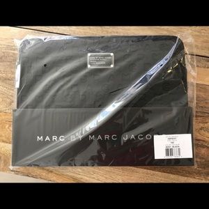 Marc Jacobs Neoprene Logo Laptop Case Black